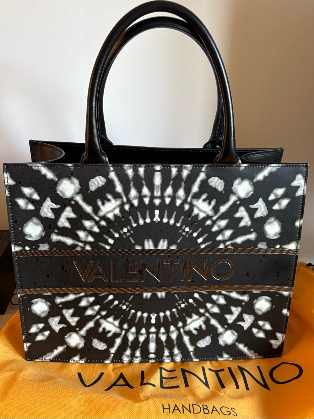 Valentino by Mario Valentino Veronica Tie Dye leather tote